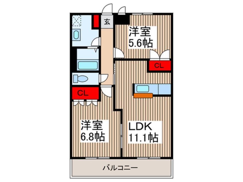 間取図 サン・キャッスル