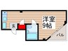ア－バン西浦和 1Rの間取り
