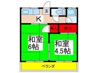 間取図 ダイヤハイツ