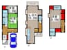 上青木４丁目貸家 3LDKの間取り