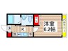 メゾンドアルク 1Kの間取り