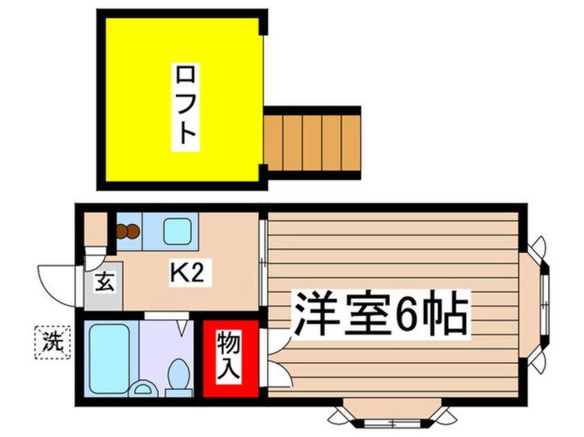 間取図 ベルメゾン