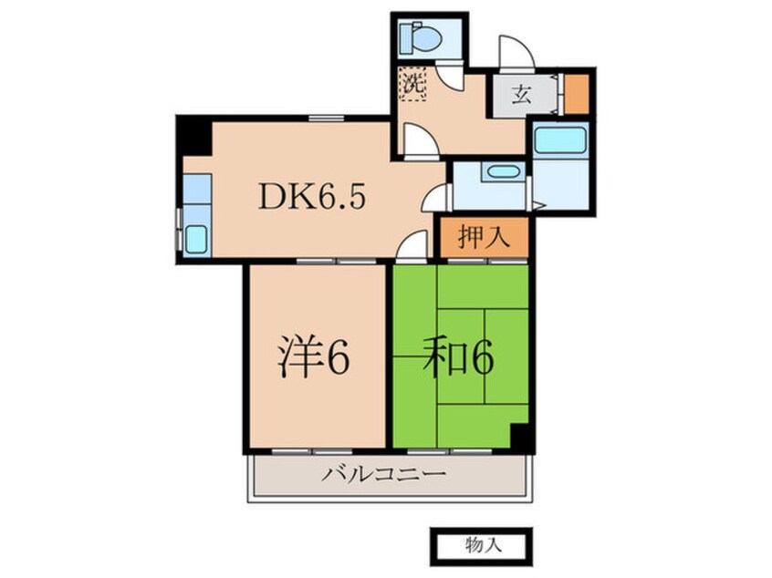 間取図 カ・ドーロ滝山