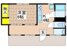 笠原アパート 1Kの間取り