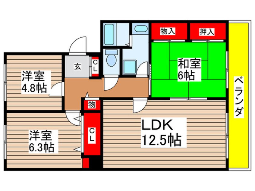 間取図 スカイビュー