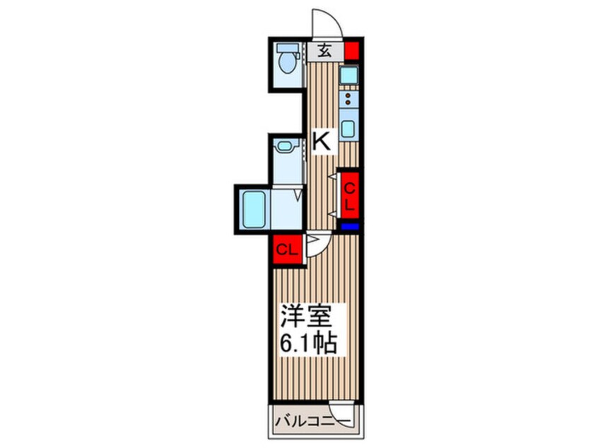 間取図 ＭＥＬＤＩＡ大和田Ⅳ