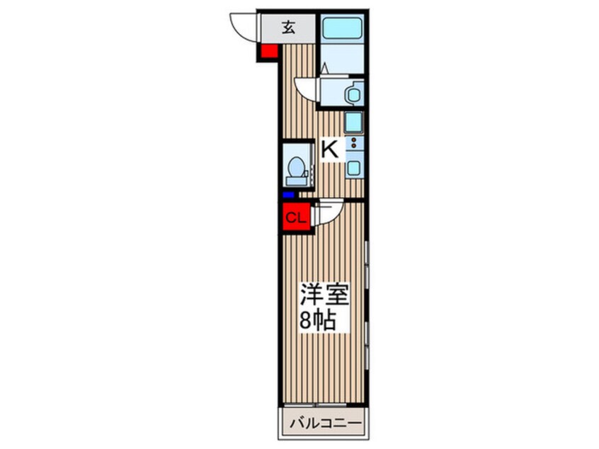 間取図 ＭＥＬＤＩＡ大和田Ⅳ