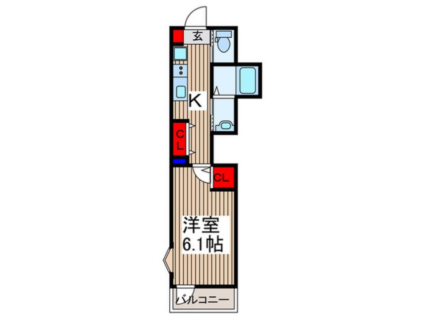 間取図 ＭＥＬＤＩＡ大和田Ⅳ