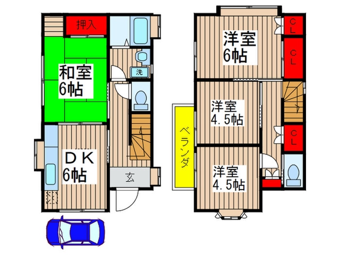 間取り図 石井貸家