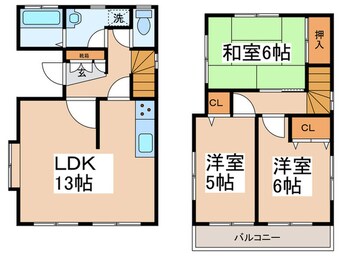 間取図 大沢4丁目貸家