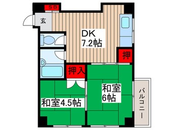 間取図 リエス石神井公園