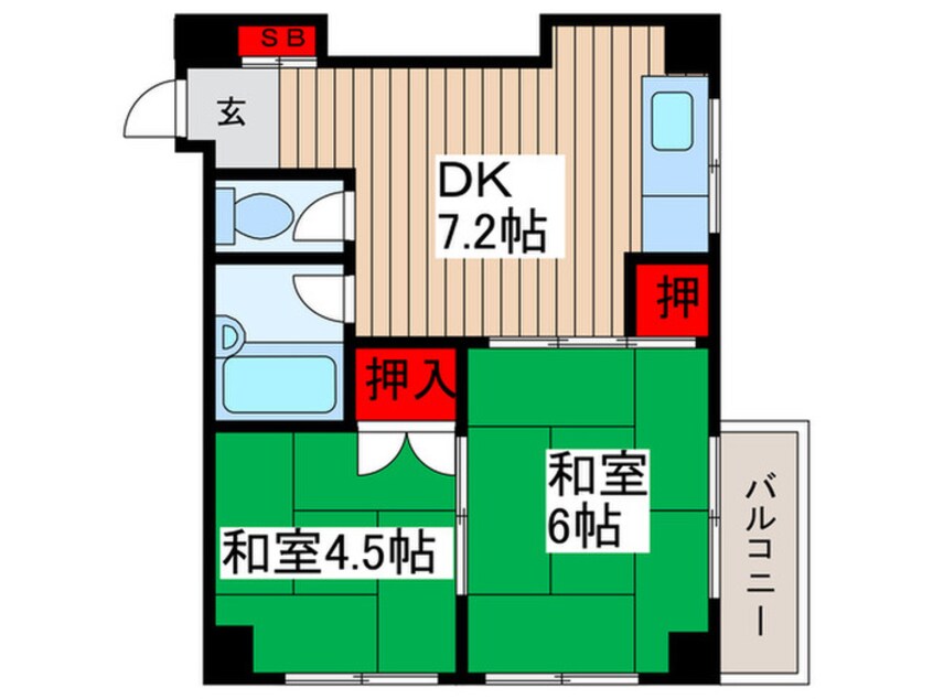 間取図 リエス石神井公園