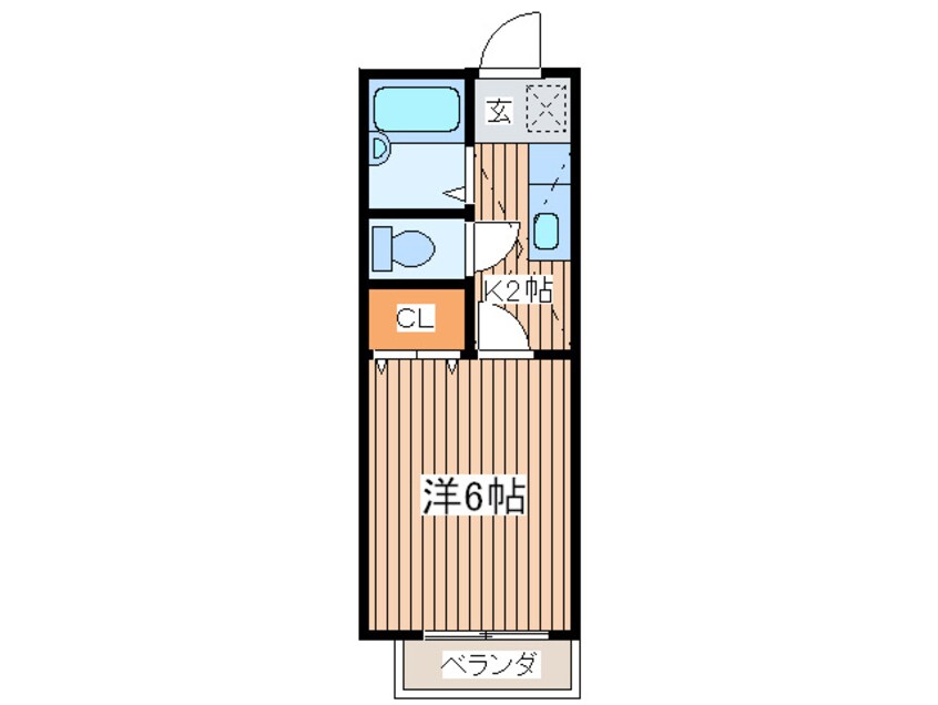 間取図 ベルビュ－湘南