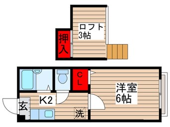 間取図 シャト－石神井公園