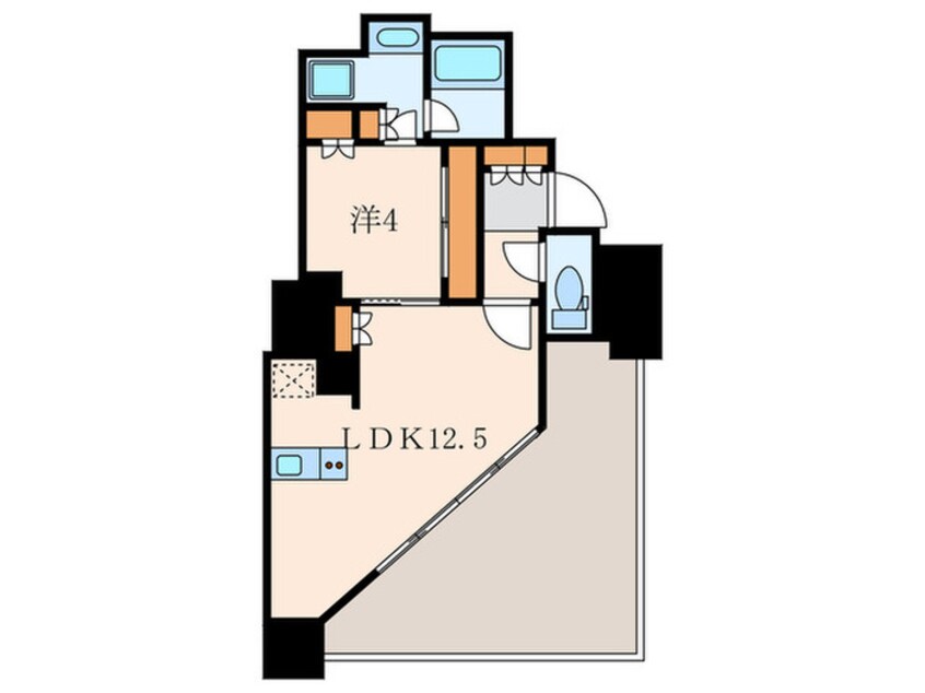 間取図 アルビン六本木レジデンス