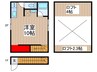 ＭＱｕａｒｔｏ大杉 1Rの間取り