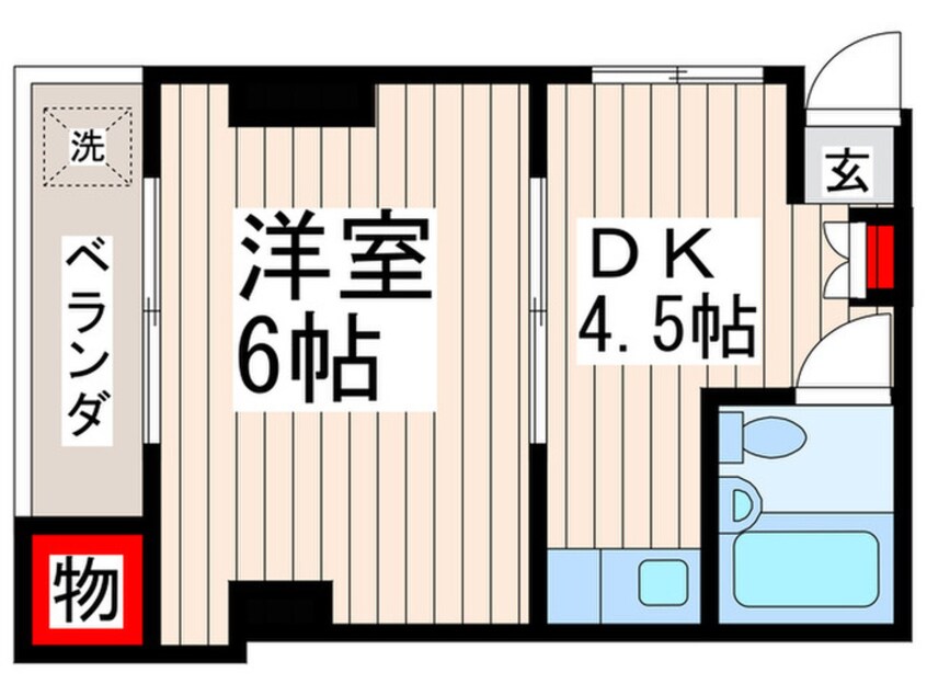 間取図 ハイム大熊