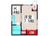 レスタ－島根 1Kの間取り