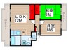 パークシティ白扇1号棟 2LDKの間取り