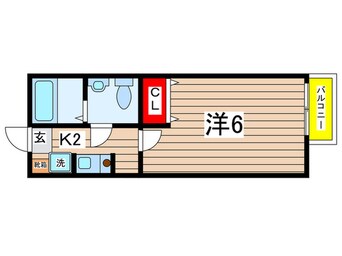 間取図 アパルト矢野口