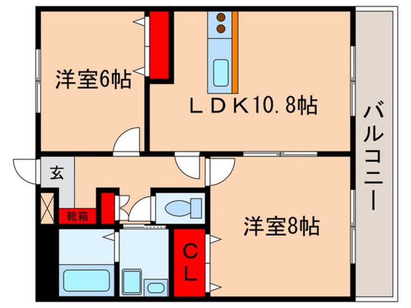 間取図 サンホワイトカメリア