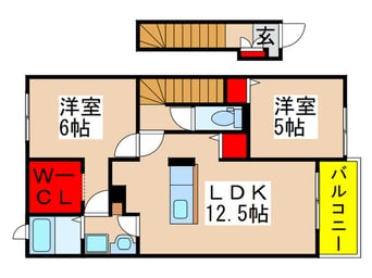 間取図 リッチ　フィールド