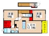 リッチ　フィールド 2LDKの間取り