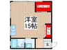 平岡ビル 1Rの間取り