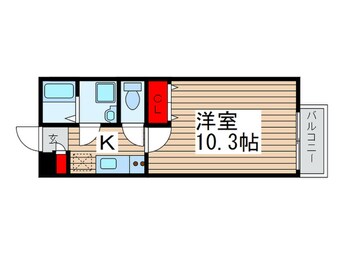 間取図 アムール　Ｌ．Ａ