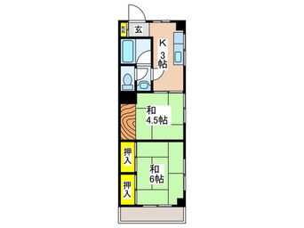 間取図 ながくら荘