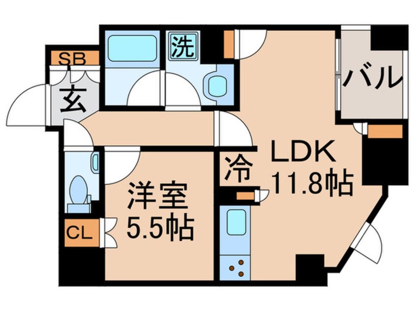 間取図 VORT銀座residenceⅡ