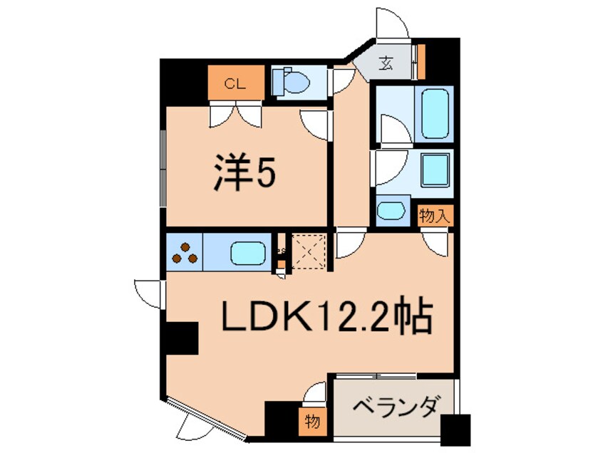 間取図 VORT銀座residenceⅡ