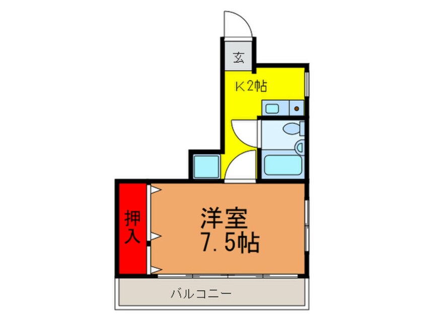 間取図 パレス折戸