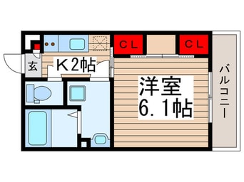 間取図 リブリ・大久保Ⅱ