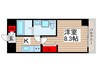 ﾌﾟﾚｰﾙ・ﾄﾞｳｰｸ三ノ輪Ⅱ（４０３） 1Kの間取り