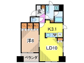 間取図 ドゥーエ銀座イーストⅡ