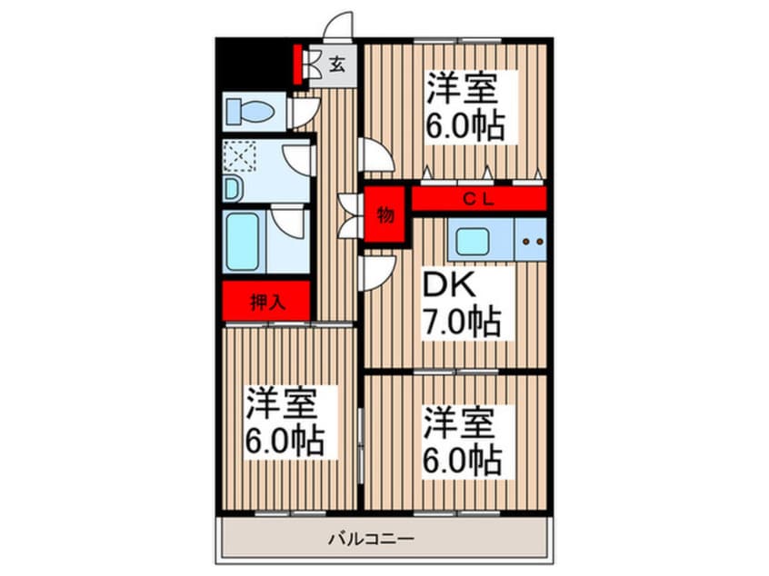 間取図 ツインズB