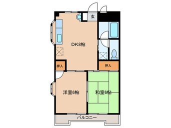 間取図 荒畑第２マンション