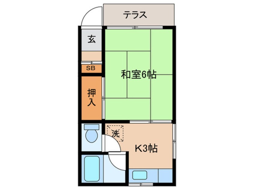 間取図 南ハイツ