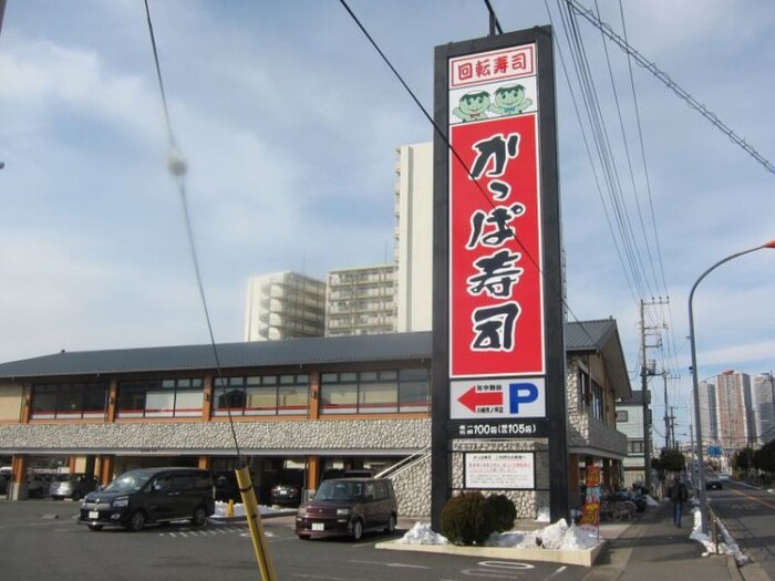 かっぱ寿司川崎市ノ坪店(その他飲食（ファミレスなど）)まで504m 南ハイツ