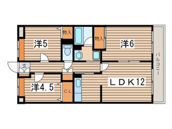 間取図 パレドエスポワール