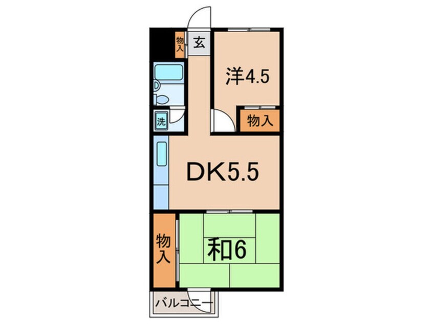 間取図 マンションα不動前