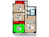 ＳＧＫマンションパピオール 3LDKの間取り