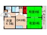 ハイツ峯岸 3DKの間取り