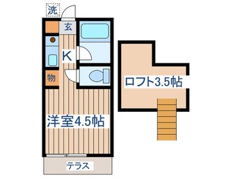 間取図 エクセランス小金井