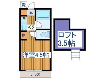 間取図 エクセランス小金井