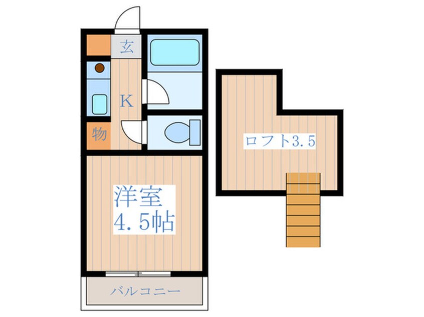 間取図 エクセランス小金井