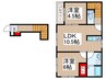 リーブルファイン袋山 2LDKの間取り
