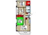 メルベ－ユ丸山台 3LDKの間取り