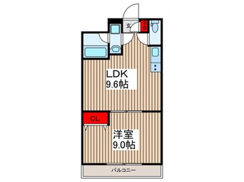 間取図 レオーネ志村坂上